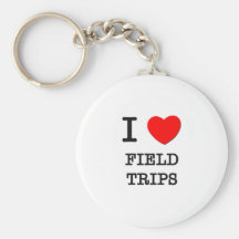 I Love Field Trips Key Chains