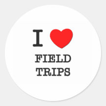 I Love Field Trips Sticker