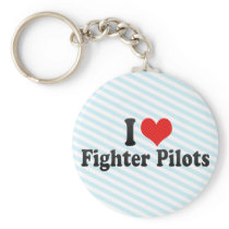 I Love Fighter Pilots Key Chains