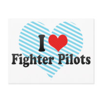 I Love Fighter Pilots Postcards