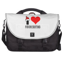I Love Figure Skating Design Computer Bag