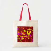 I Love Figure Skating Retro Tote Bags