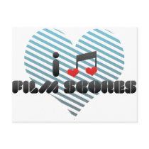 I Love Film Scores Post Card