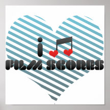 I Love Film Scores Poster