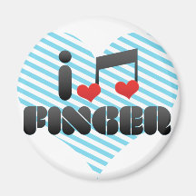 I Love Finger Magnet