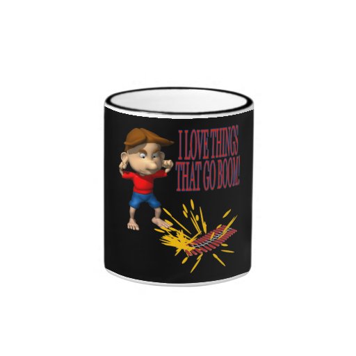 I Love Firecrackers Coffee Mugs