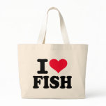 I love Fish Tote Bag