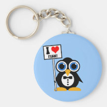 I love fish key chain