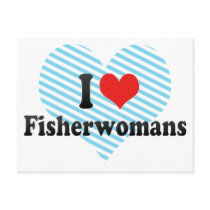 I Love Fisherwomans Post Cards