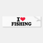I love Fishing Bumper Sticker