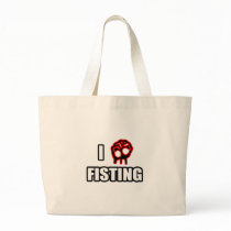 I Love Fisting Tote Bag