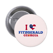 I Love Fitzgerald, Georgia Pin