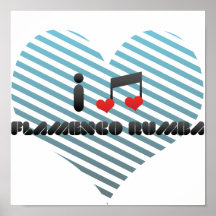I Love Flamenco Rumba Print