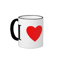 I Love Flat Coated Retrievers Coffee Mug