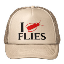 I Love Flies Hats