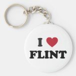 I love Flint Michigan Keychains