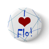 I love Flo button
