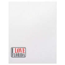 I Love Florida Design Letterhead Design