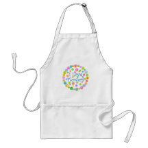 I Love Flowers Apron