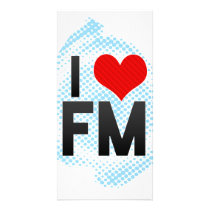 I Love FM Photo Greeting Card