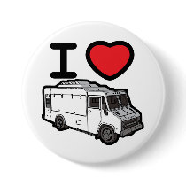 I Love Food Trucks! Pin