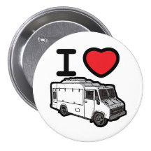 I Love Food Trucks! Pin