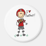 I Love Football Tshirts and Gifts Refrigerator Magnet