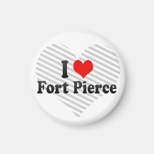 I Love Fort Pierce, United States Fridge Magnet