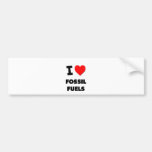 I Love Fossil Fuels Bumper Stickers