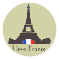 I love France Sticker