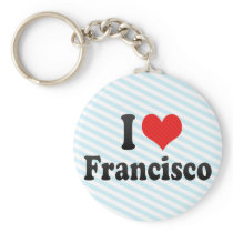 I Love Francisco keychains