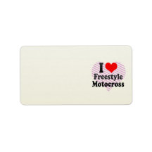 I love Freestyle Motocross Labels