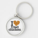 I Love Fried Chicken Key Chain
