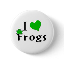 I Love Frogs Pins