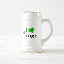 I Love Frogs Coffee Mugs