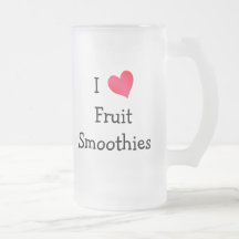 I Love Fruit Smoothies Coffee Mugs