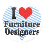 I Love Furniture Designers stickers