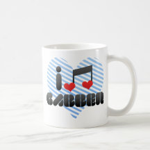 I Love Gabber Coffee Mugs