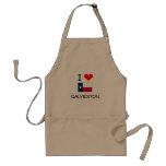I Love Galveston Texas Aprons