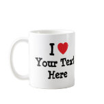 I love Gangster Rap heart custom personalized mugs