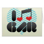 I Love Gar Greeting Cards