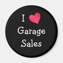 I Love Garage Sales Fridge Magnets