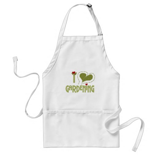 I Love Gardening Tshirts and Gifts Aprons