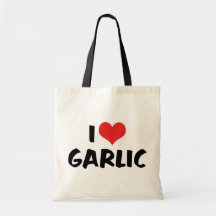 I Love Garlic Bag