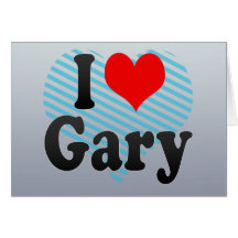 I Love Gary, United States Cards