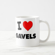 I Love Gavels Mug