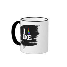 I LOVE GAY DELAWARE - WHITE -.png Coffee Mugs