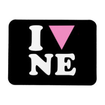 I LOVE GAY NE - WHITE -.png Magnets
