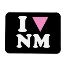 I LOVE GAY NM - WHITE -.png Vinyl Magnet