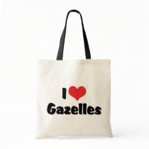 I Love Gazelles Tote Bag
